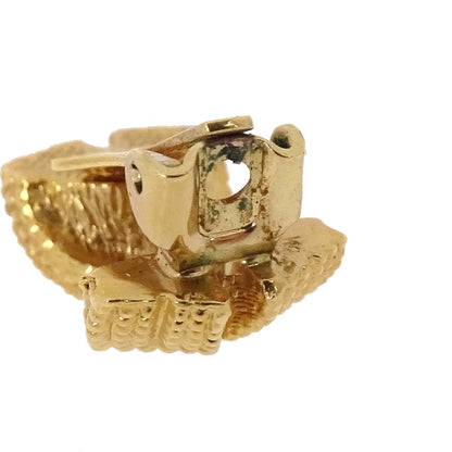 Christian Dior Clip-On Earrings Gold