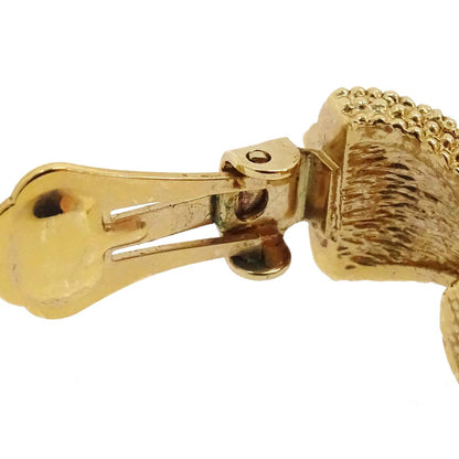 Christian Dior Clip-On Earrings Gold