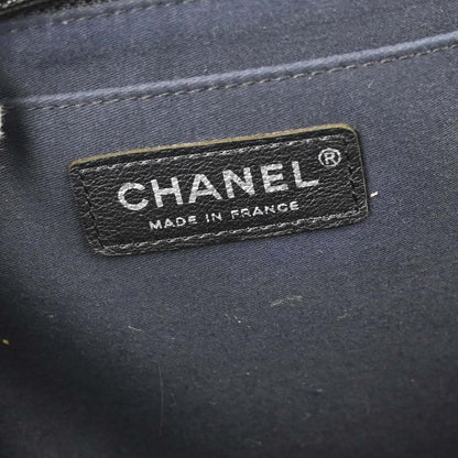 Chanel 2012 Beige Tweed Patchwork Jumbo Shoulder Bag