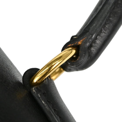 Hermes Black Gulliver Kelly 28 Retourne 2way Shoulder Handbag