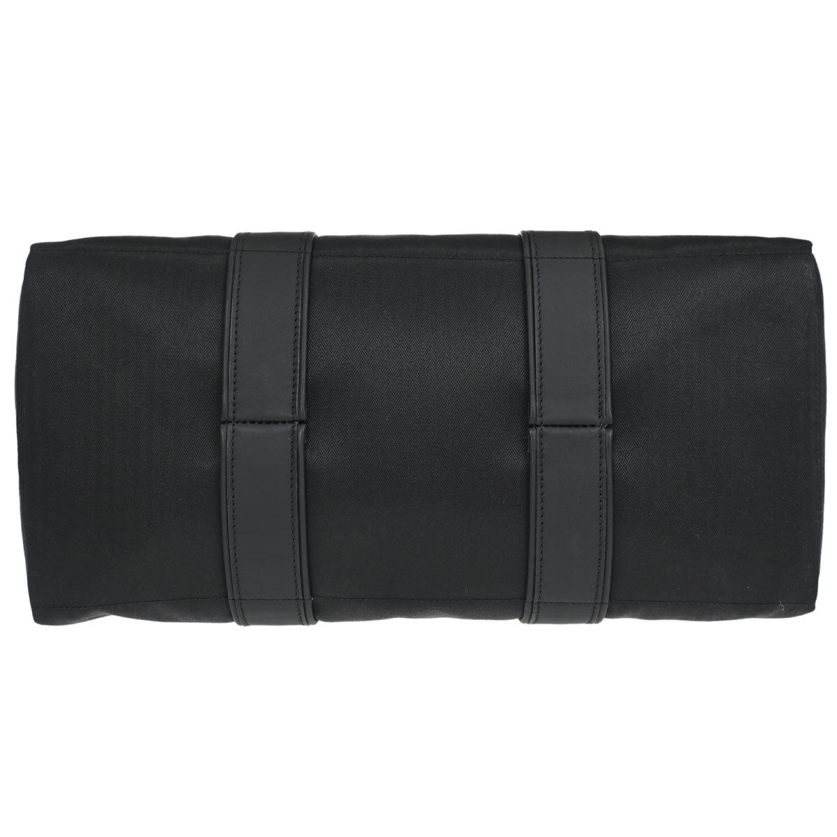 Hermes Black Toile Chevrons Acapulco MM Tote Handbag