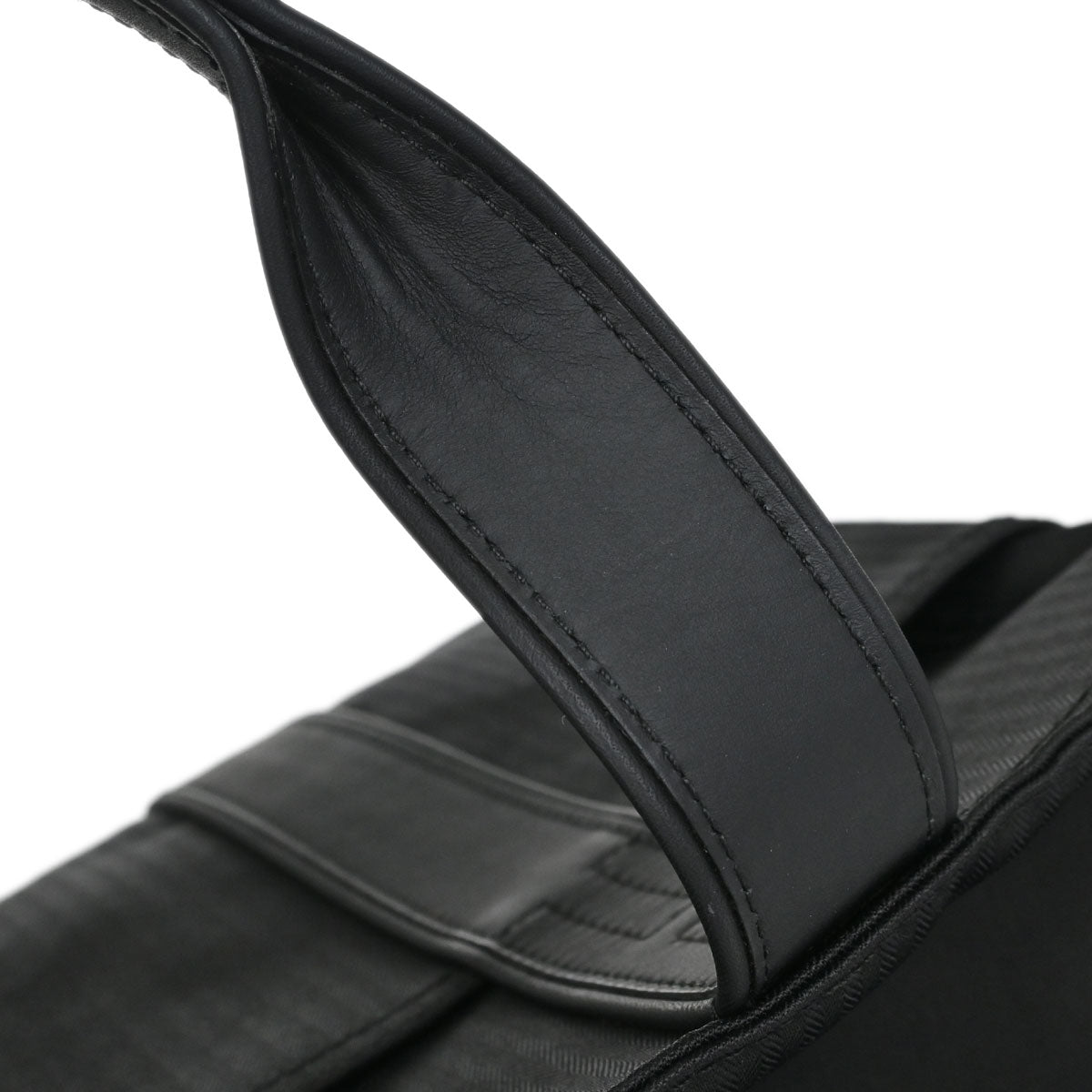 Hermes Black Toile Chevrons Acapulco MM Tote Handbag