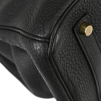 Hermes Black Togo Birkin 35 Handbag