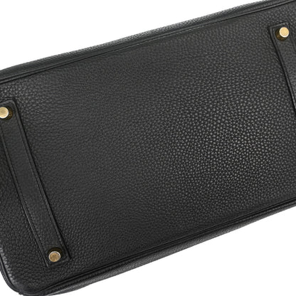 Hermes Black Togo Birkin 35 Handbag