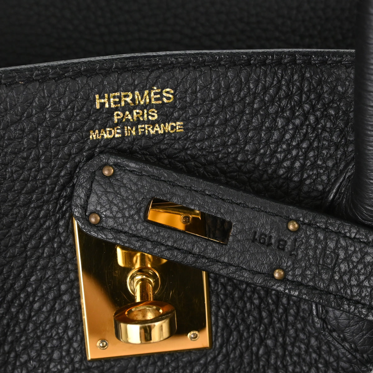 Hermes Black Togo Birkin 35 Handbag
