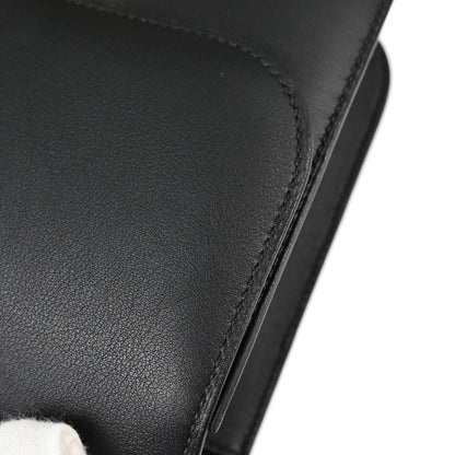 Hermes Black Evercalf Constance 24 Shoulder Bag