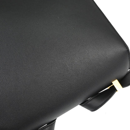 Hermes Black Evercalf Constance 24 Shoulder Bag
