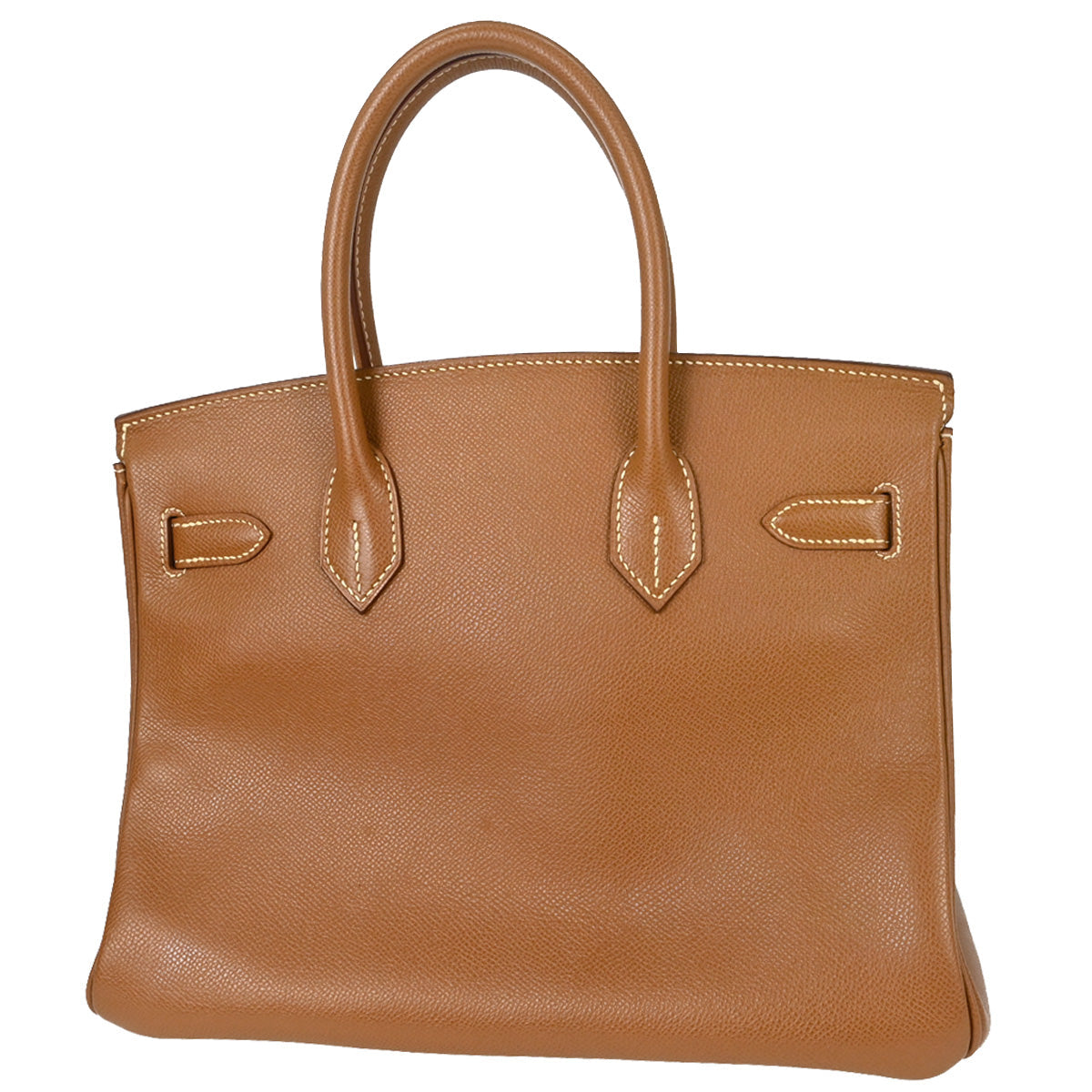 Hermes Gold Courchevel Birkin 30 Handbag