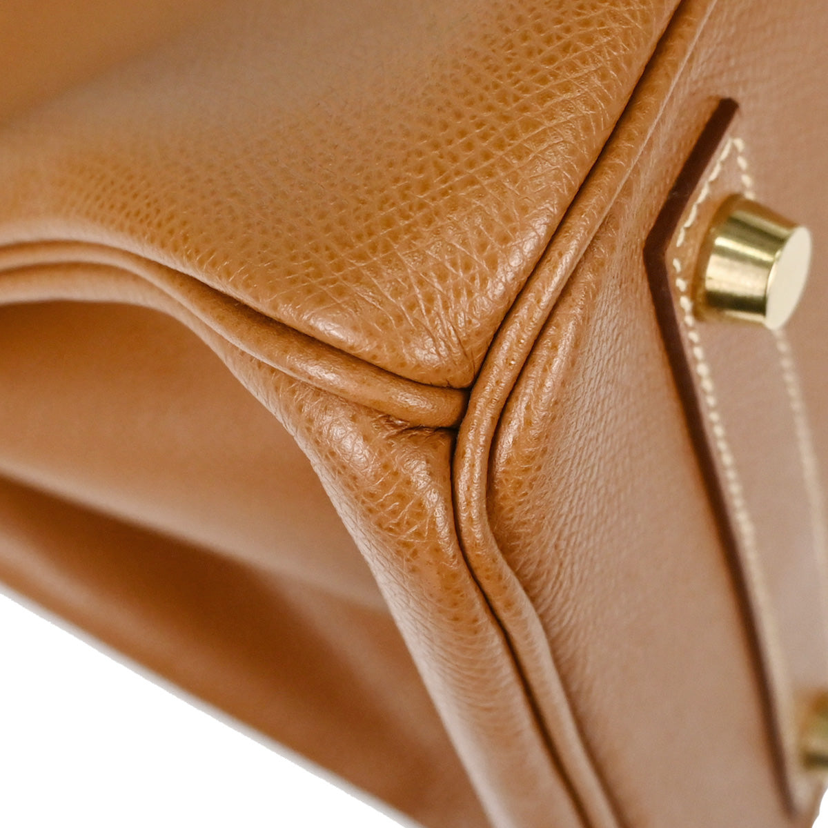 Hermes Gold Courchevel Birkin 30 Handbag
