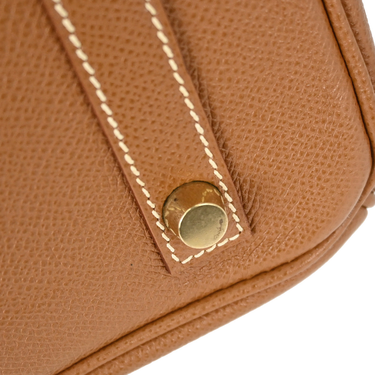 Hermes Gold Courchevel Birkin 30 Handbag