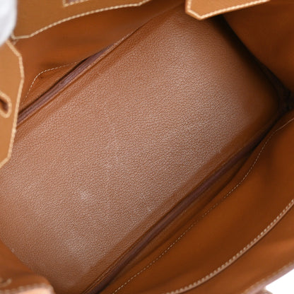 Hermes Gold Courchevel Birkin 30 Handbag