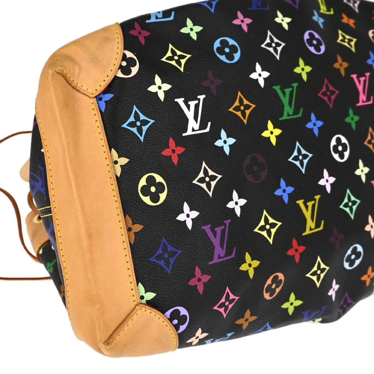 Louis Vuitton Black Monogram Multicolor Ursula Handbag M40124