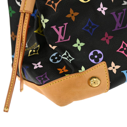 Louis Vuitton Black Monogram Multicolor Ursula Handbag M40124