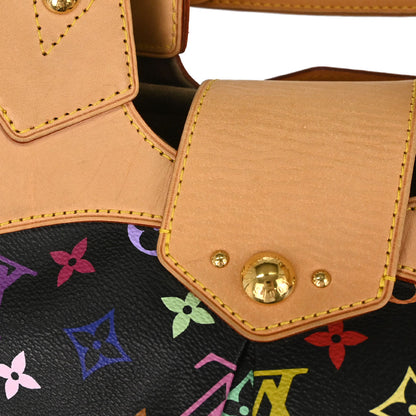 Louis Vuitton Black Monogram Multicolor Ursula Handbag M40124