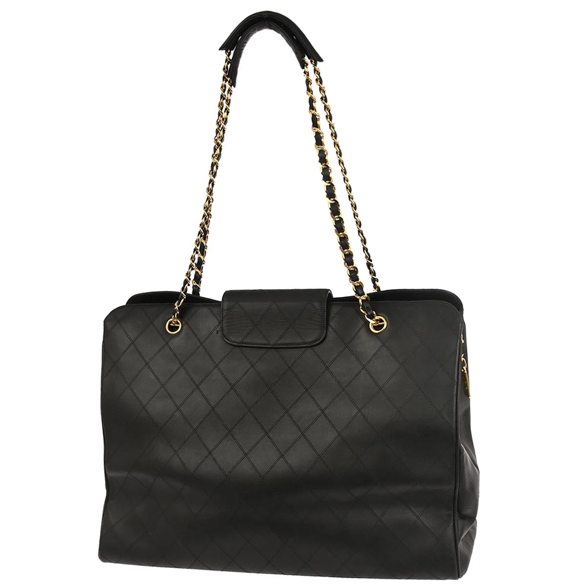 Chanel Black Lambskin Bicolore Supermodel Shoulder Bag