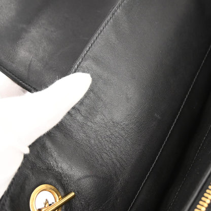 Chanel Black Lambskin Bicolore Supermodel Shoulder Bag