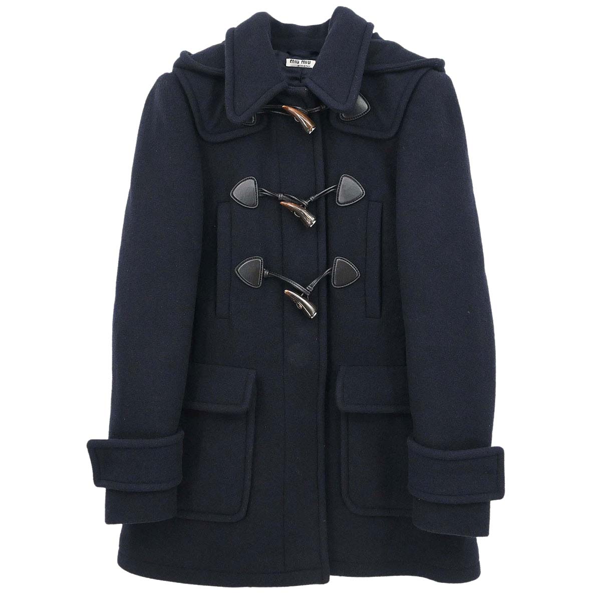 Miu Miu 2016 Duffel Coat Navy #36