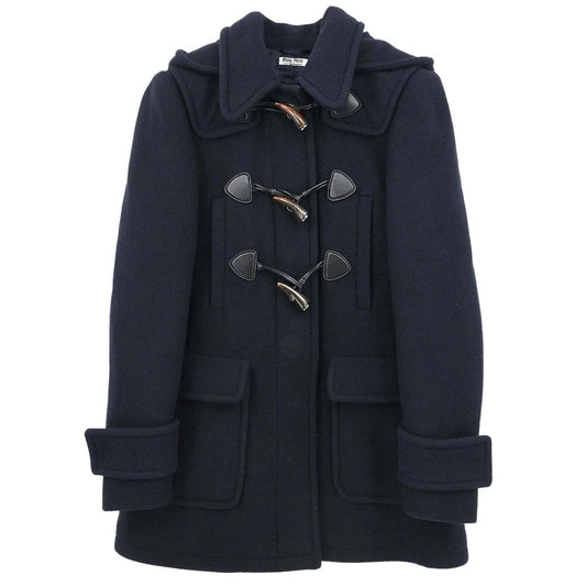 Miu Miu 2016 Duffel Coat Navy #36