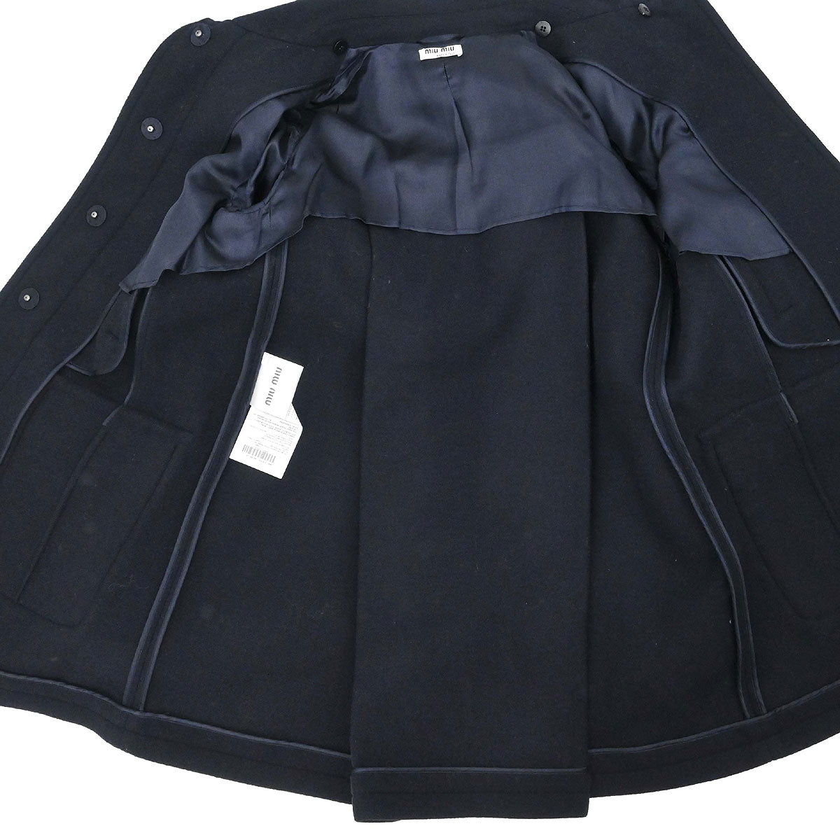 Miu Miu 2016 Duffel Coat Navy #36