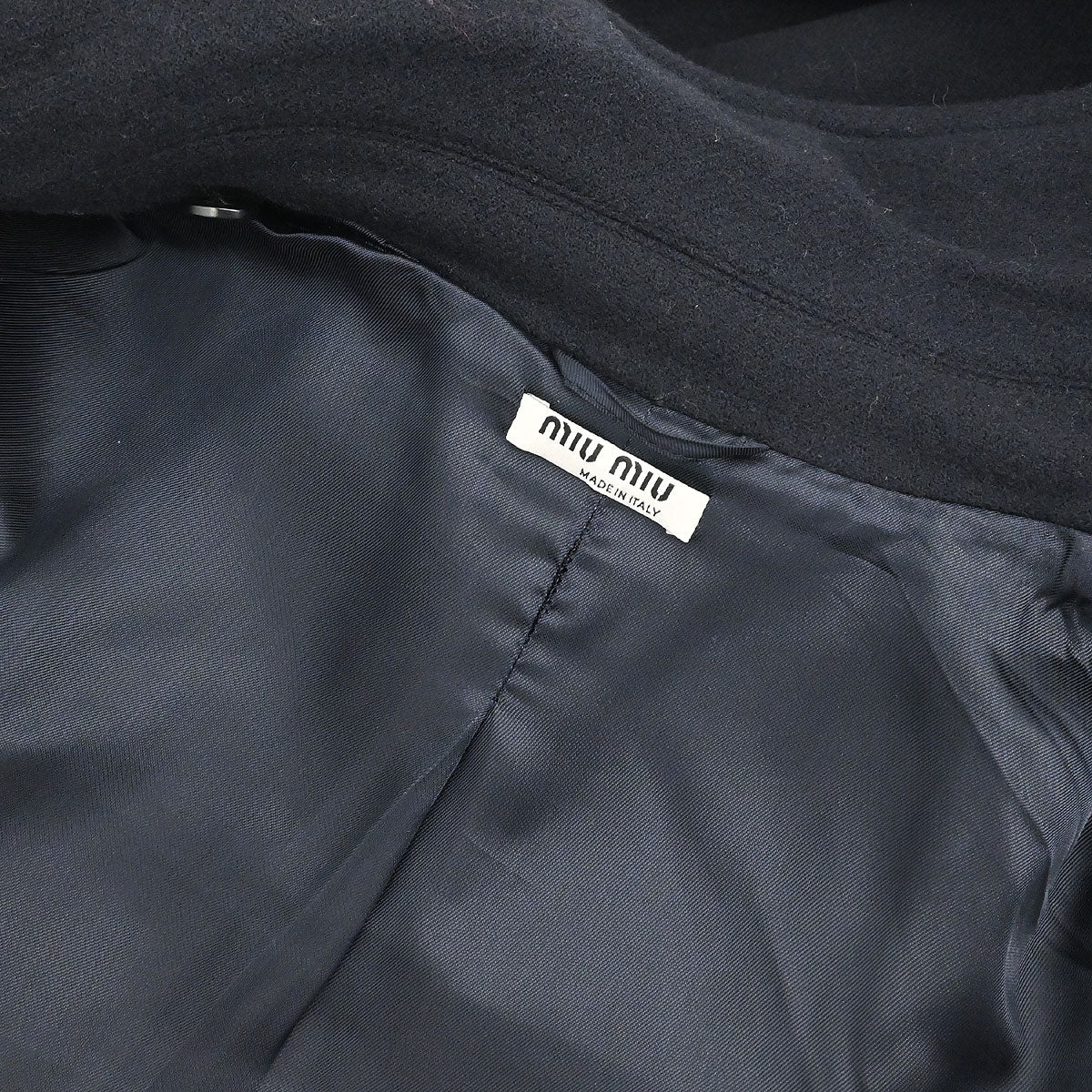 Miu Miu 2016 Duffel Coat Navy #36