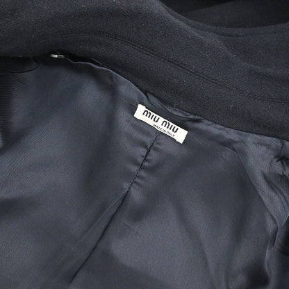 Miu Miu 2016 Duffel Coat Navy #36