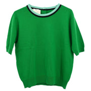 Chanel 1994 Ensemble Cardigan Top Green #42