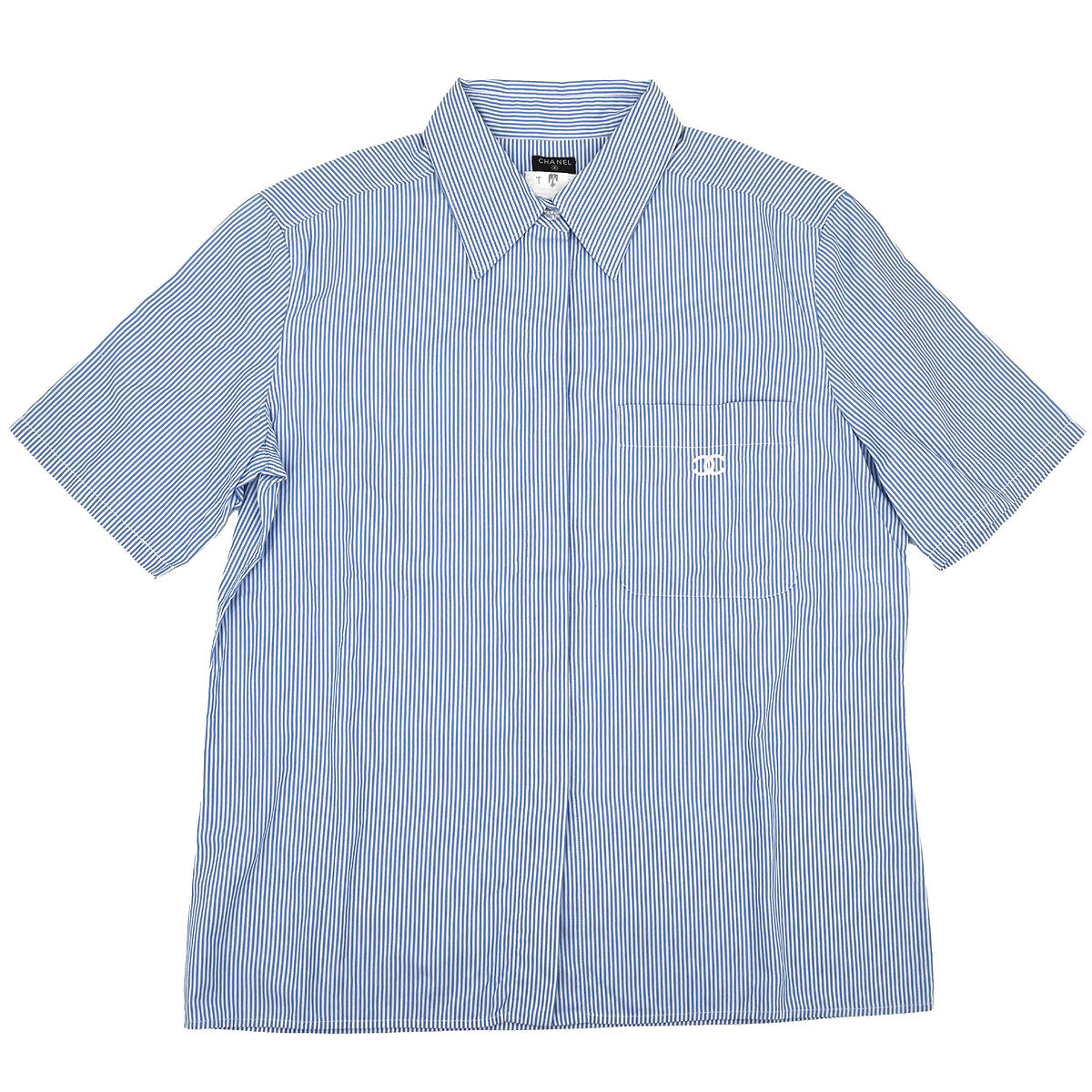 Chanel Shirt Blouse Blue #40
