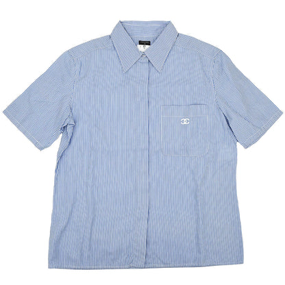 Chanel Shirt Blouse Blue #40