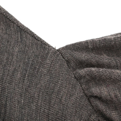 Louis Vuitton 2007 Short Sleeve Knit Top Brown #S