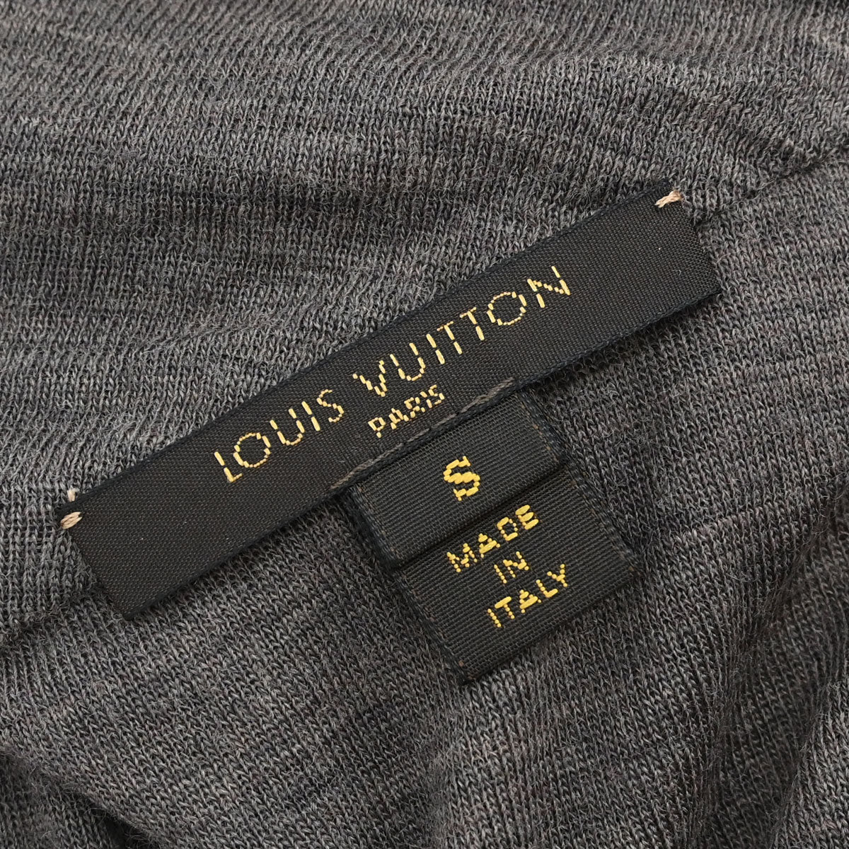 Louis Vuitton 2007 Short Sleeve Knit Top Brown #S