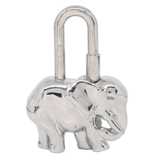Hermes 1988 Elephant Cadena Silver Small Good