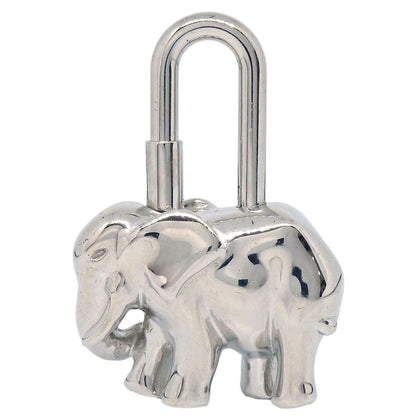 Hermes 1988 Elephant Cadena Silver Small Good