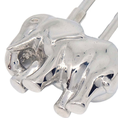 Hermes 1988 Elephant Cadena Silver Small Good