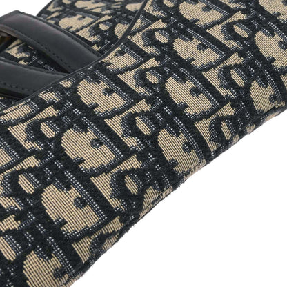 Christian Dior 2018 Navy Trotter Oblique Saddle 2way Shoulder Handbag
