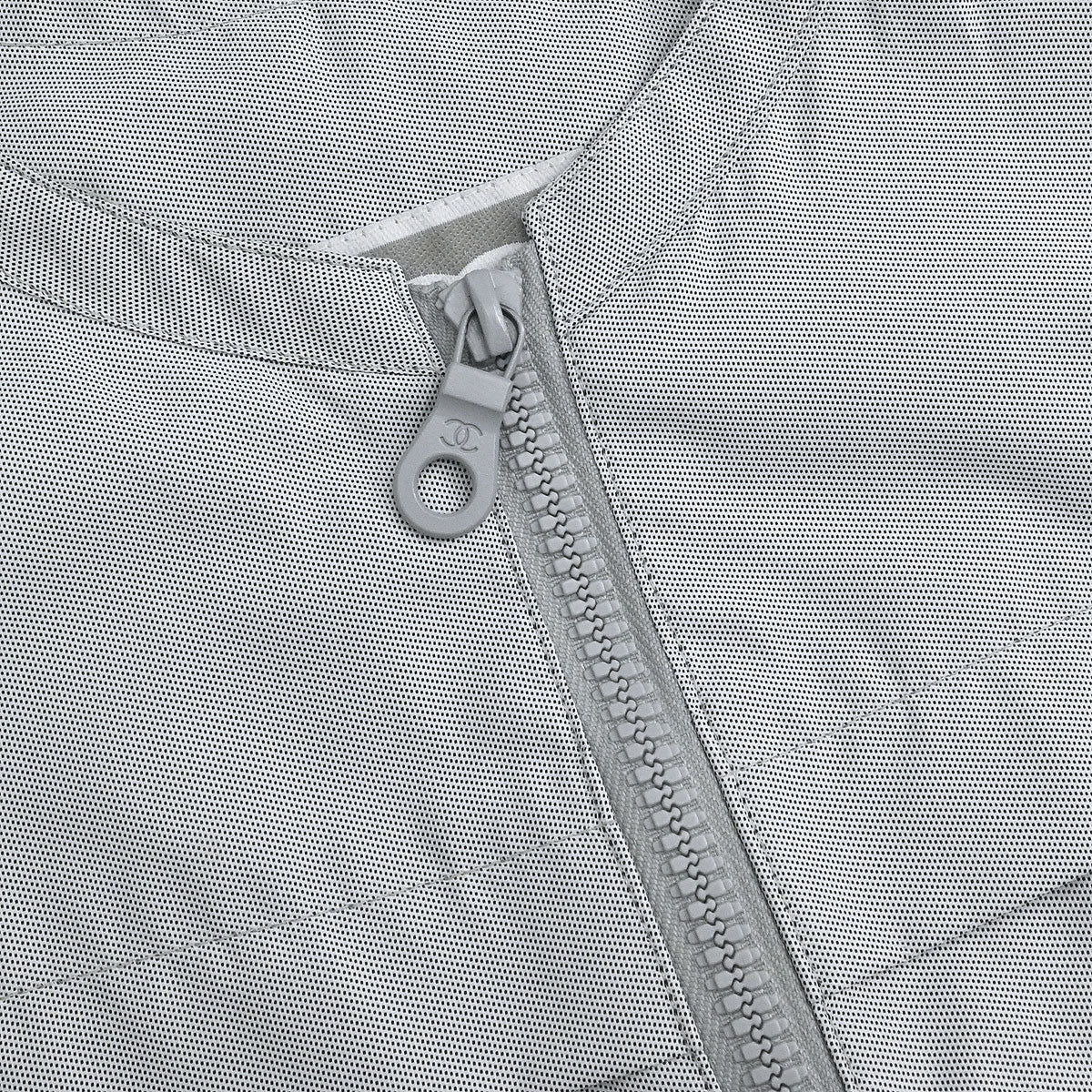 Chanel 2001 Sport Line Setup Suit Top Pants Gray #36