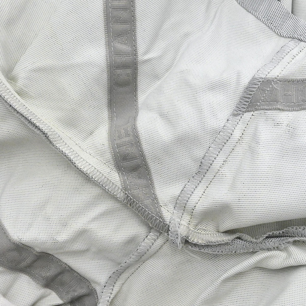 Chanel 2001 Sport Line Setup Suit Top Pants Gray #36