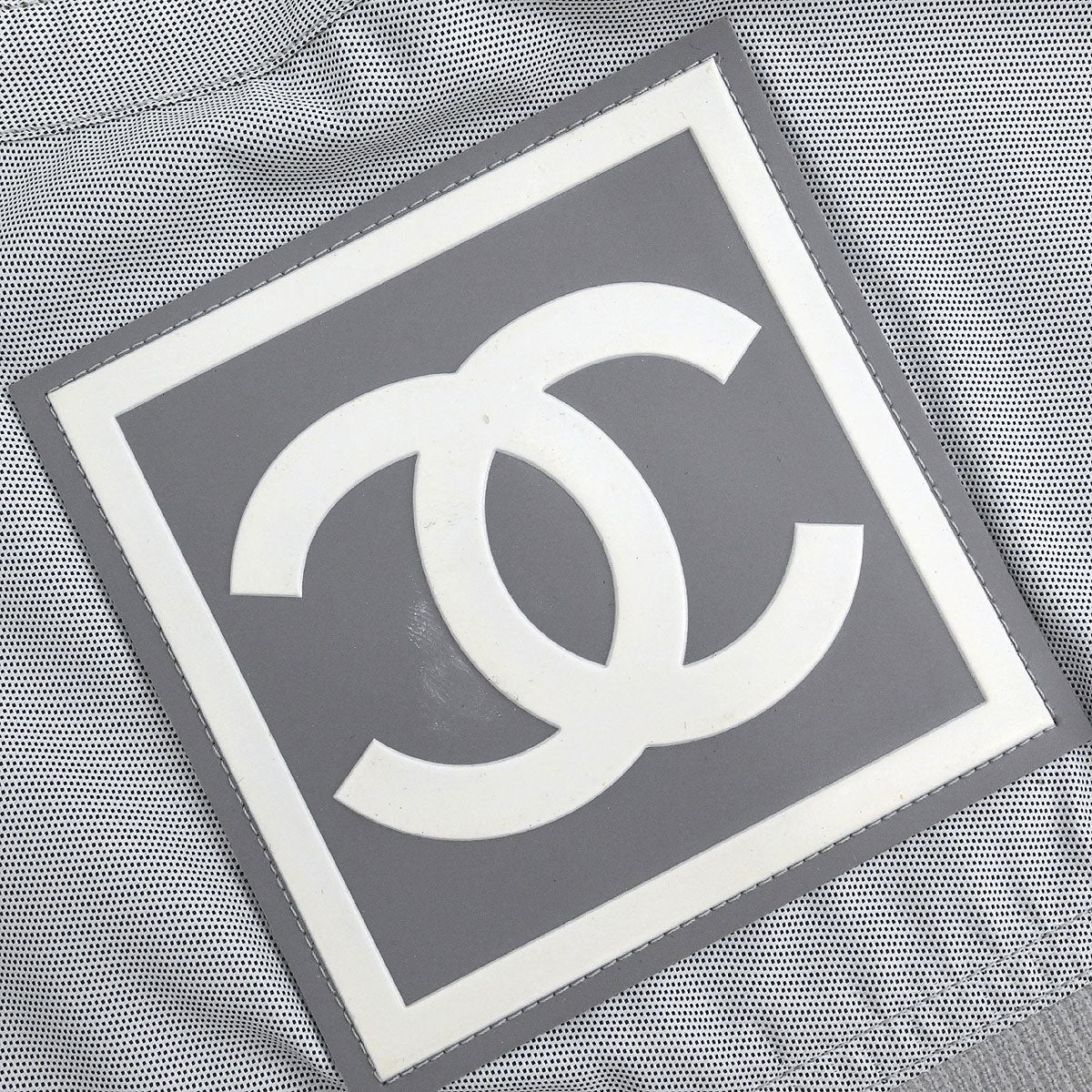 Chanel 2001 Sport Line Setup Suit Top Pants Gray #36
