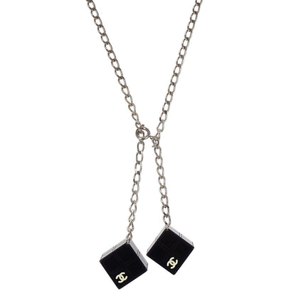 Chanel Square Chain Belt Silver 04S Small Good