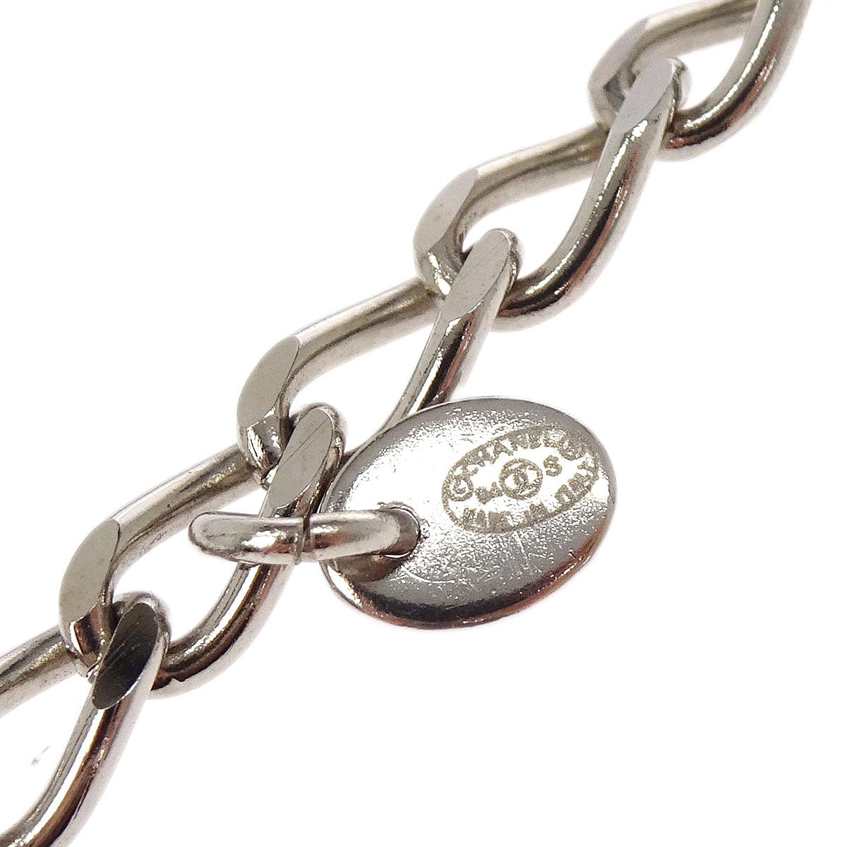 Chanel Square Chain Belt Silver 04S Small Good