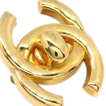 Chanel CC Turnlock Clip-On Earrings Gold Small 97A