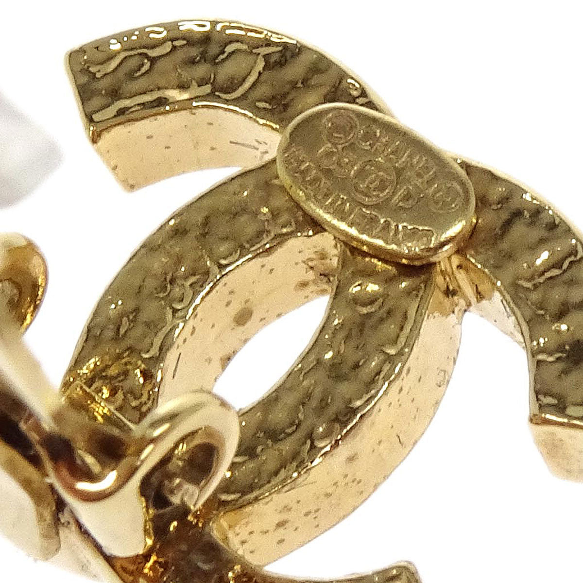 Chanel Gold CC Clip-On Earrings 03P