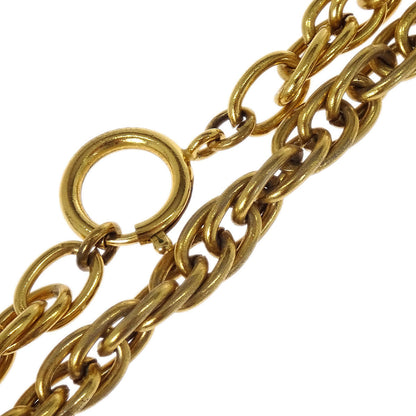 Chanel Gold Chain Pendant Necklace Medallion 3765