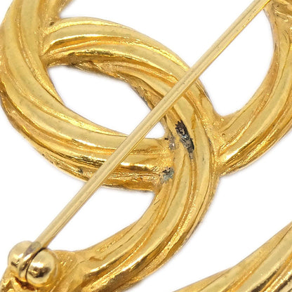 Chanel Medallion Brooch Pin Gold 1268