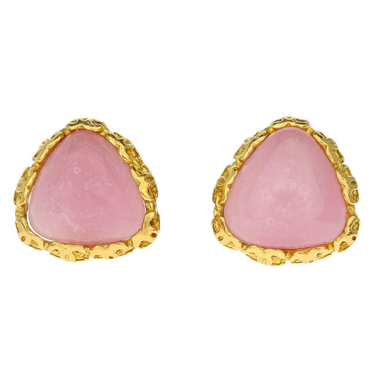Chanel Gold Triangle Clip-On Earrings 28