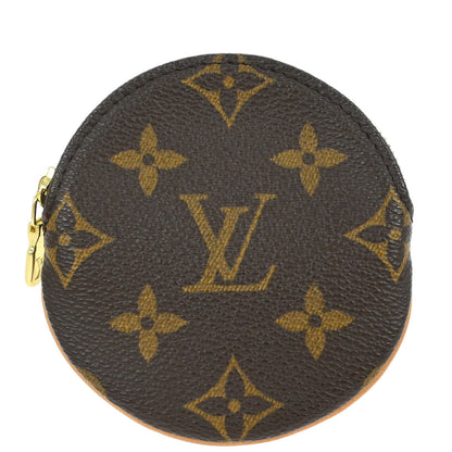 Louis Vuitton Monogram Porte Monnaie Rond Coin Case M61926