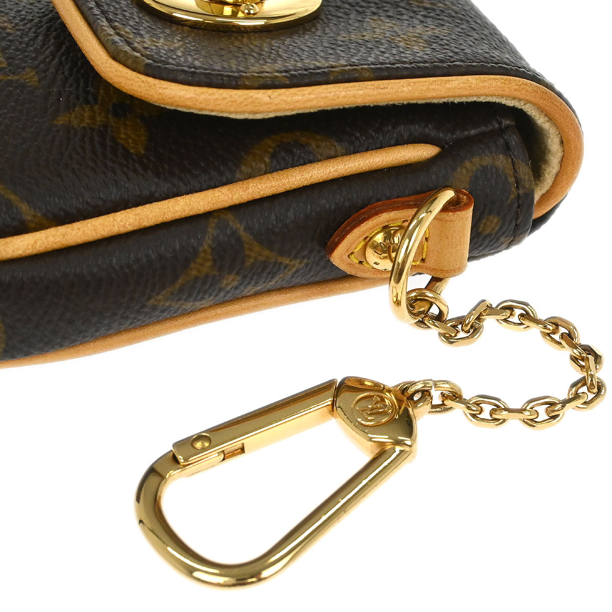 Louis Vuitton Monogram Pochette Tulum Pouch Bag Key Holder M60020