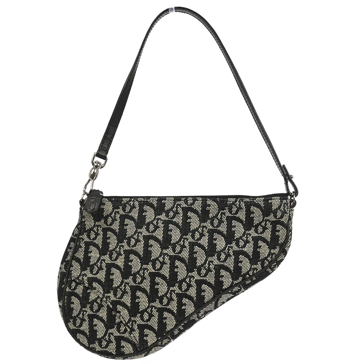 Christian Dior Black Trotter Saddle Handbag