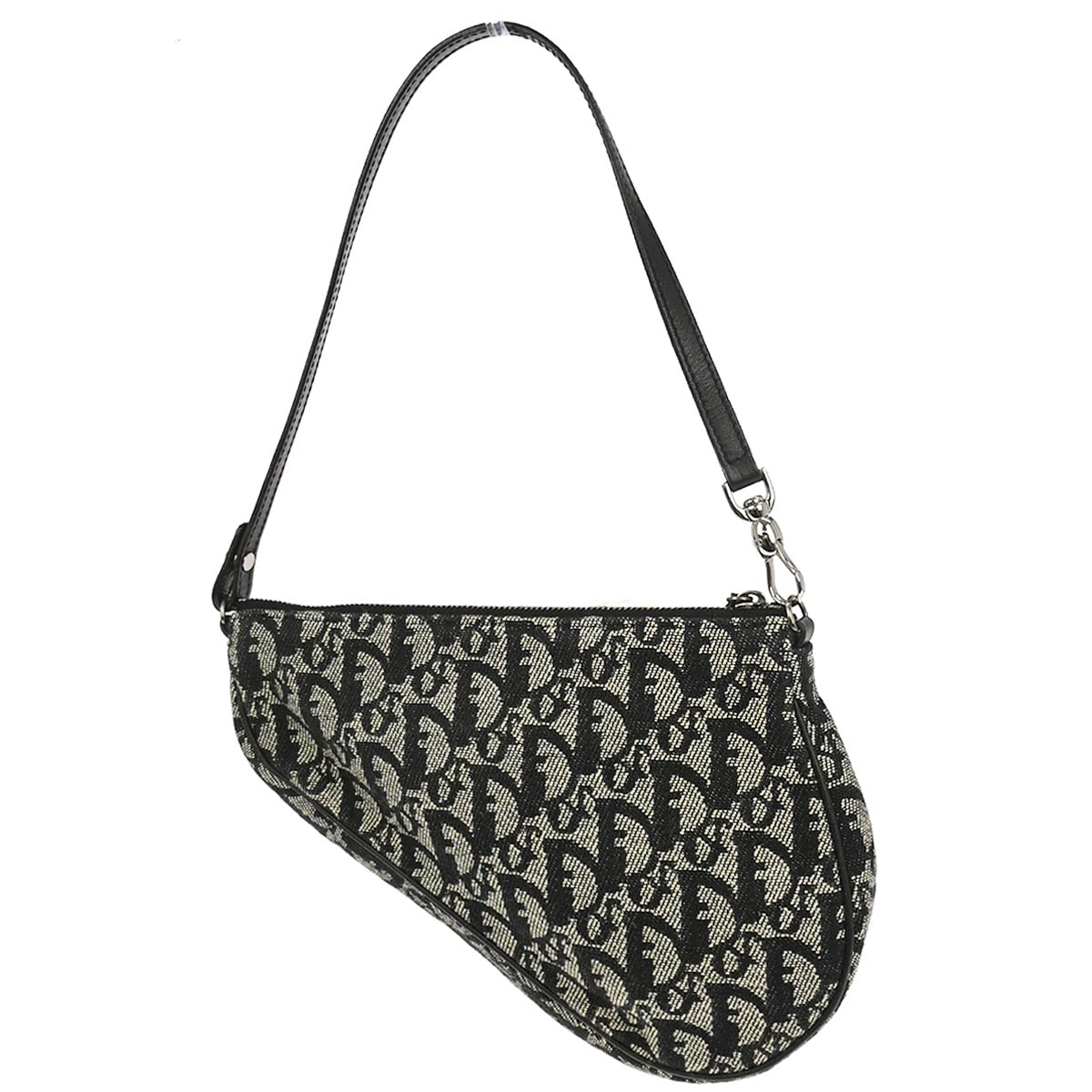 Christian Dior Black Trotter Saddle Handbag