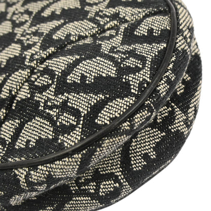 Christian Dior Black Trotter Saddle Handbag