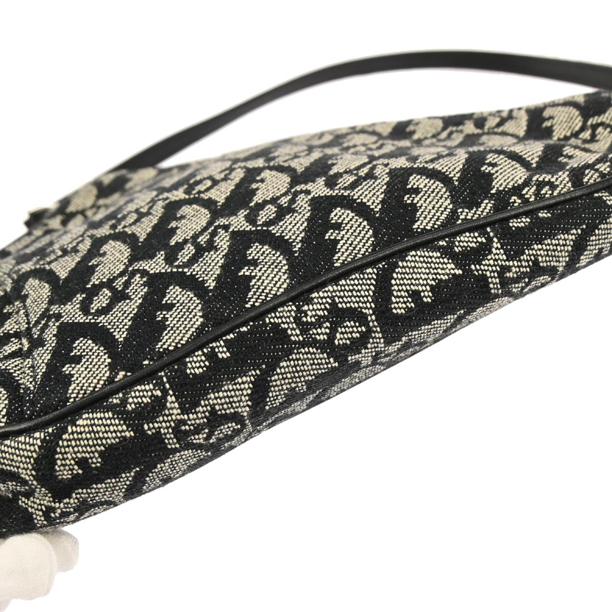 Christian Dior Black Trotter Saddle Handbag